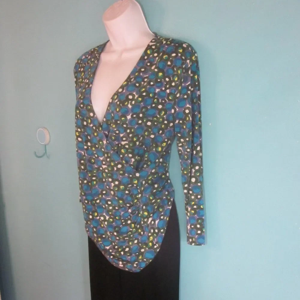 Boden Faux Wrap Top Size 10 - Picture 8 of 11